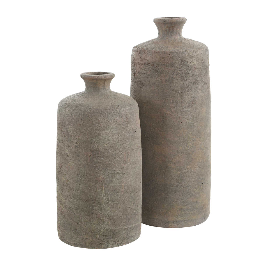 TERRENE CLAY VASES | SET OF 2
