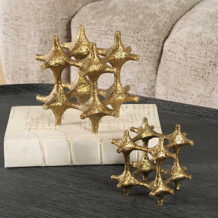 GILDED CONNECTION OBJECTS | SET OF 2