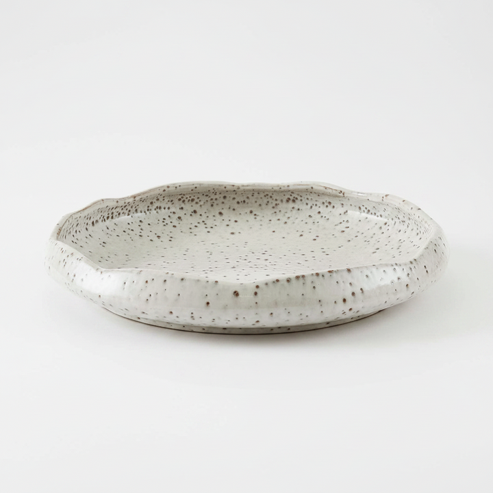 STARDUST RIPPLE SPECKLED CERAMIC BOWL