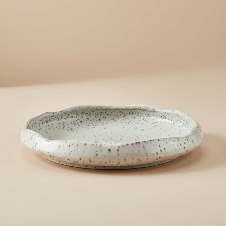 STARDUST RIPPLE SPECKLED CERAMIC BOWL