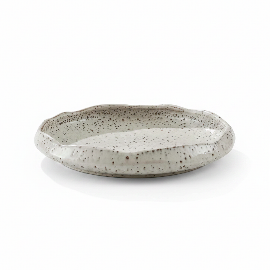 STARDUST RIPPLE SPECKLED CERAMIC BOWL