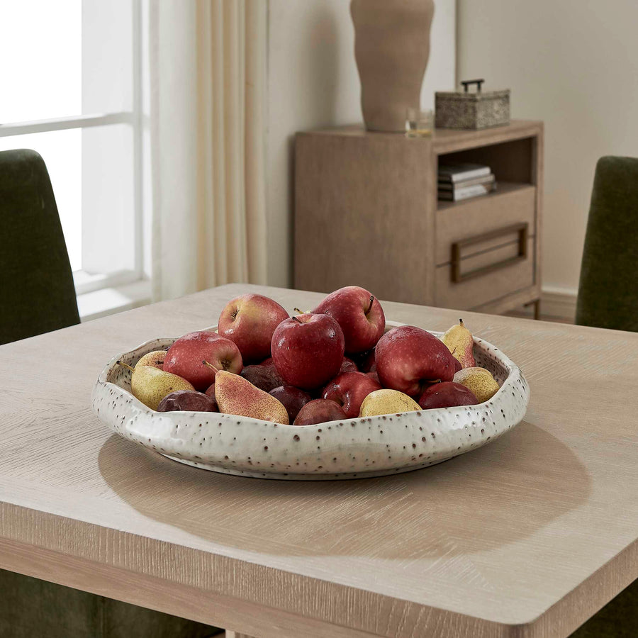 STARDUST RIPPLE SPECKLED CERAMIC BOWL