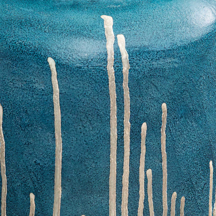 COASTAL CASCADE BLUE VASES | SET OF 2