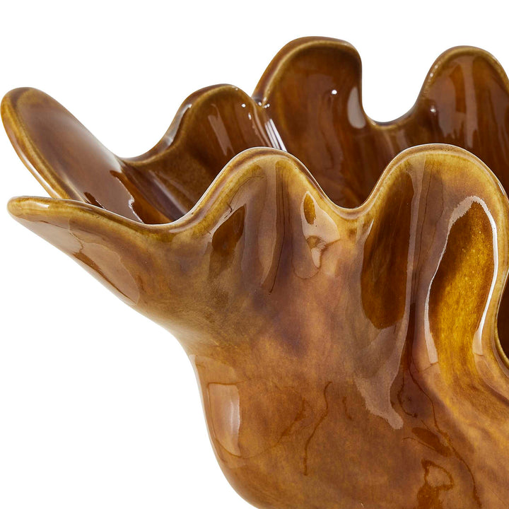 AMBER TIDE CERAMIC BOWL
