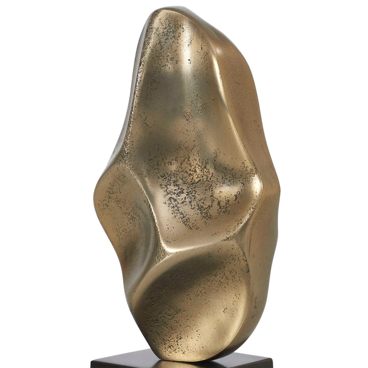 FLUID GEOMETRY GOLD SCULPTURES