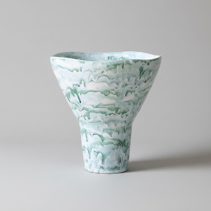 JAMEIS CERAMIC WATERCOLOR VASE