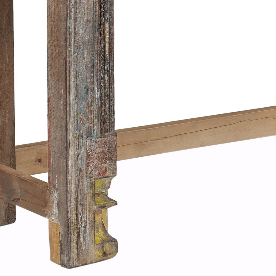 ALBA CARVED WOOD CONSOLE TABLE