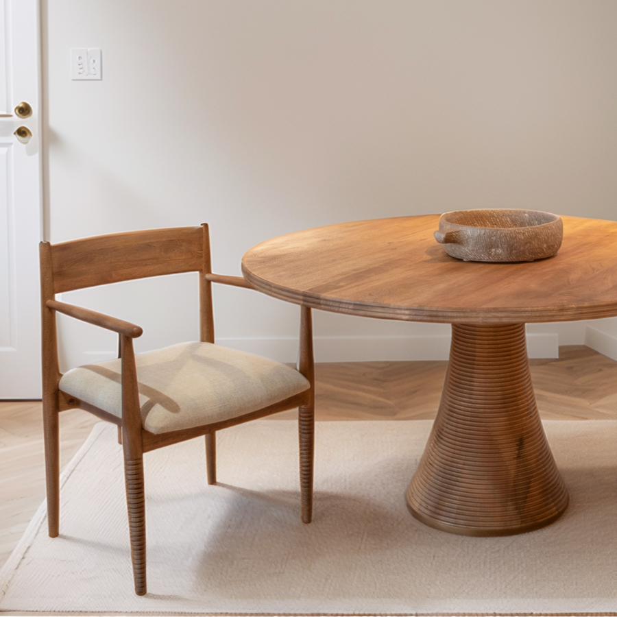 ALMA 54"RD MANGO WOOD DINING