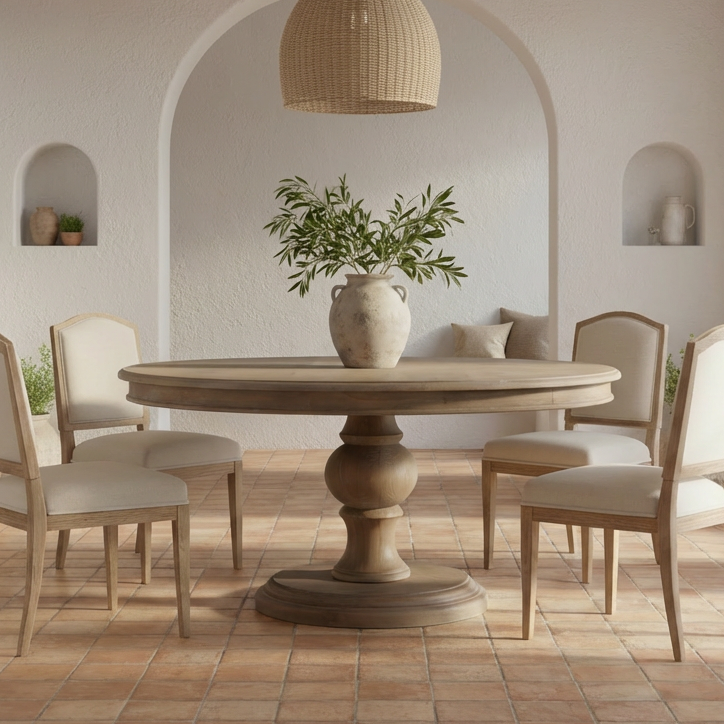 AMADA CLASSIC 60"RD DINING TABLE