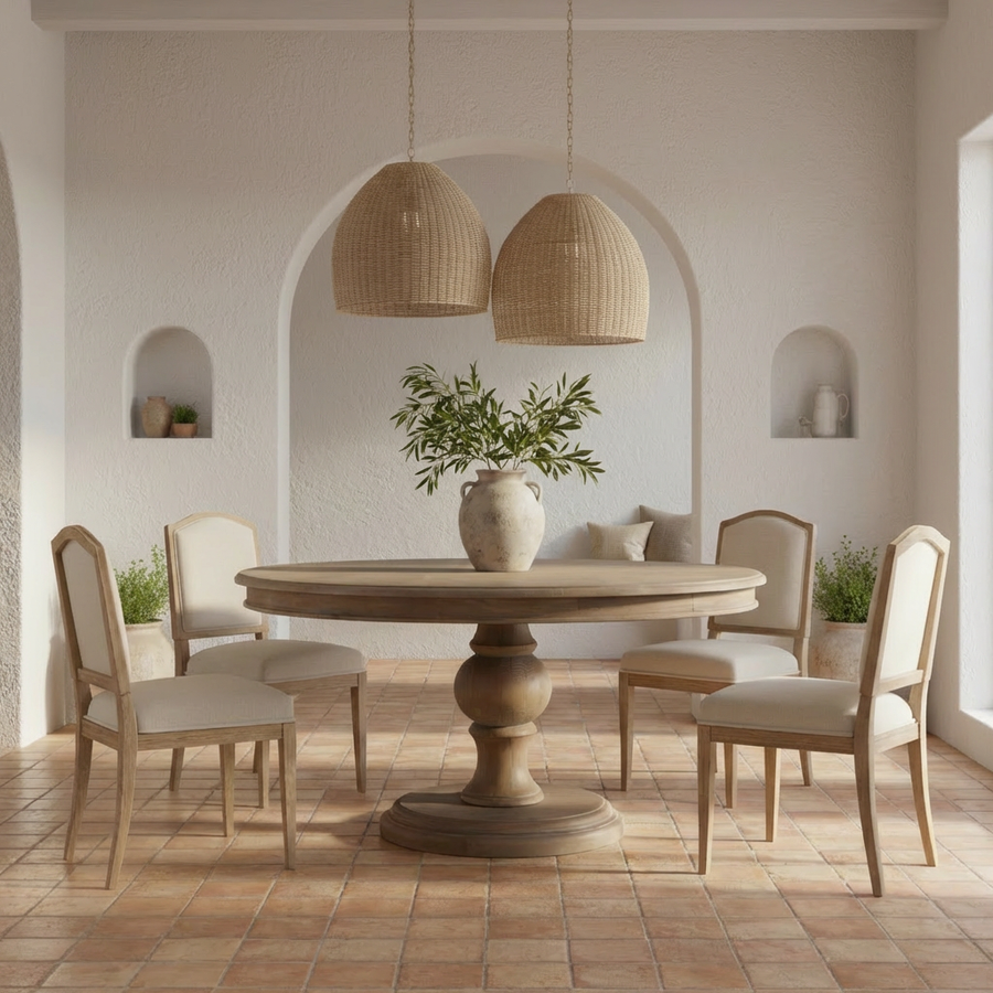 AMADA CLASSIC 60"RD DINING TABLE