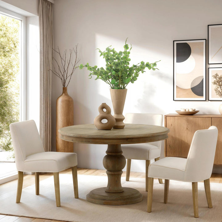 AMADA DISTRESSED NATURAL DINING TABLE