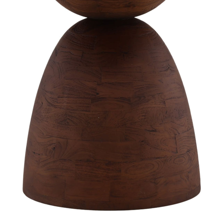 AMBER ROUND MANGO WOOD DINING TABLE