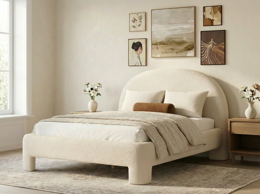 AMIRA UPHOLSTERED BED