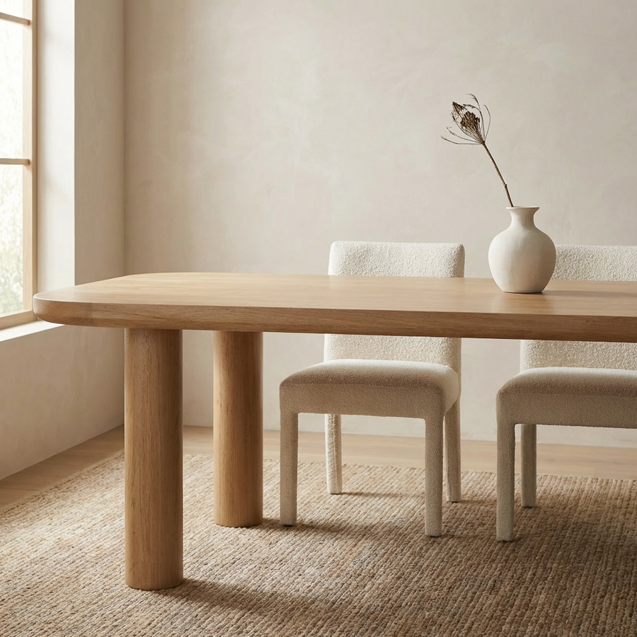 ANDERS NATURAL OAK DINING TABLE