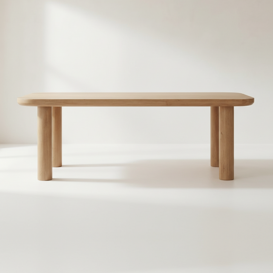 ANDERS NATURAL OAK DINING TABLE