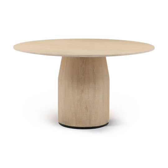 ANDY LIGHT OAK ROUND DINING TABLE