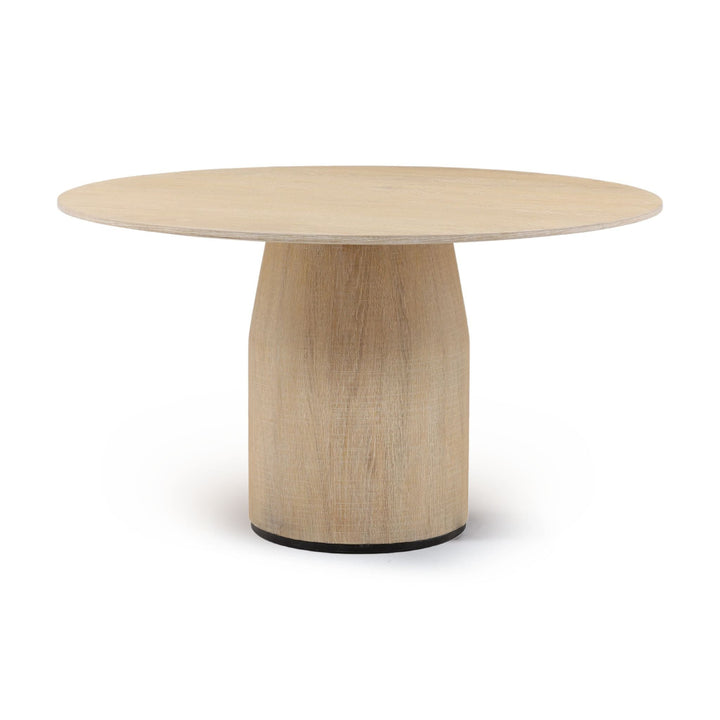 ANDY LIGHT OAK ROUND DINING TABLE