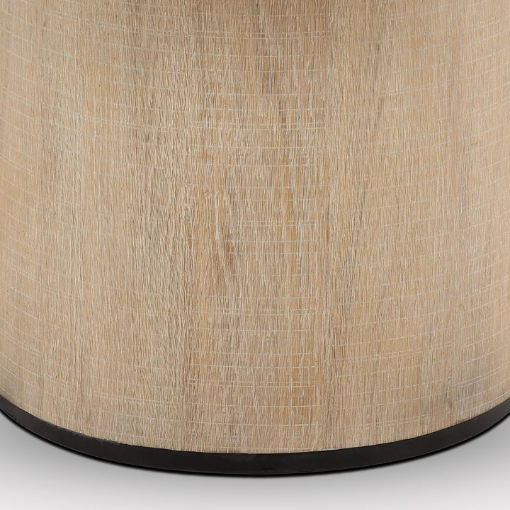 ANDY LIGHT OAK ROUND DINING TABLE