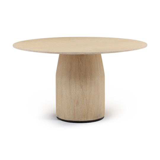 ANDY LIGHT OAK ROUND DINING TABLE