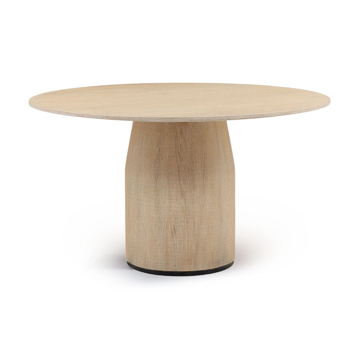 ANDY LIGHT OAK ROUND DINING TABLE