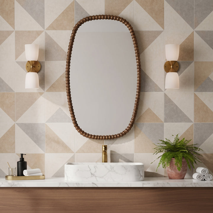 APPHIA BRONZE VANITY MIRROR