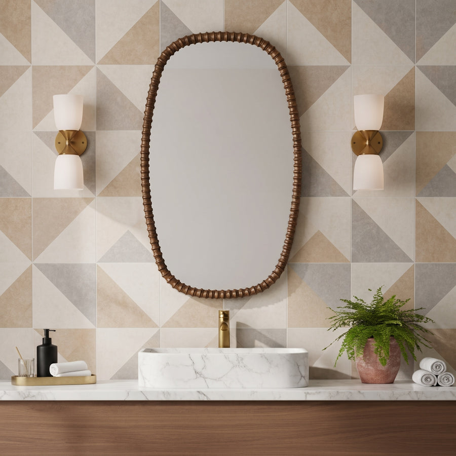 APPHIA BRONZE VANITY MIRROR