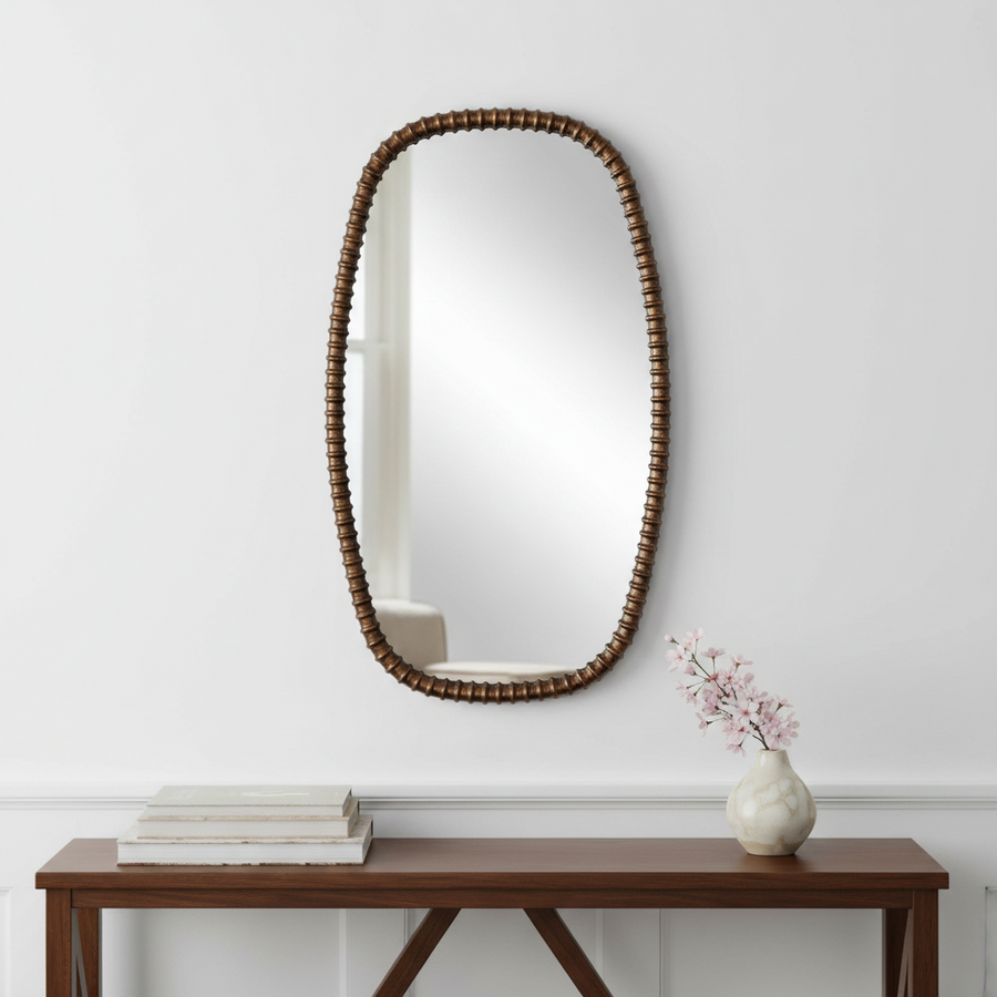 APPHIA BRONZE VANITY MIRROR