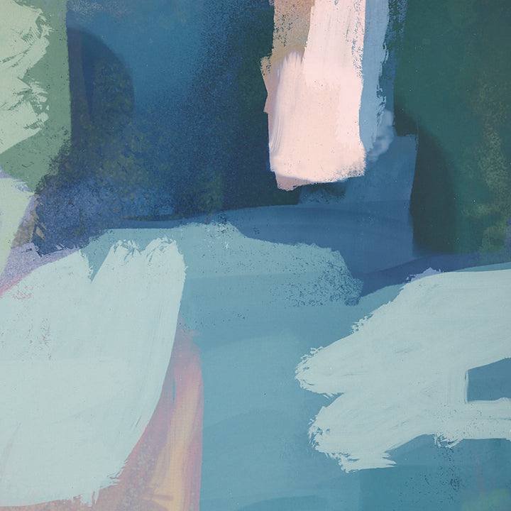 "CONTINUE ON" ABSTRACT FRAMED PRINT