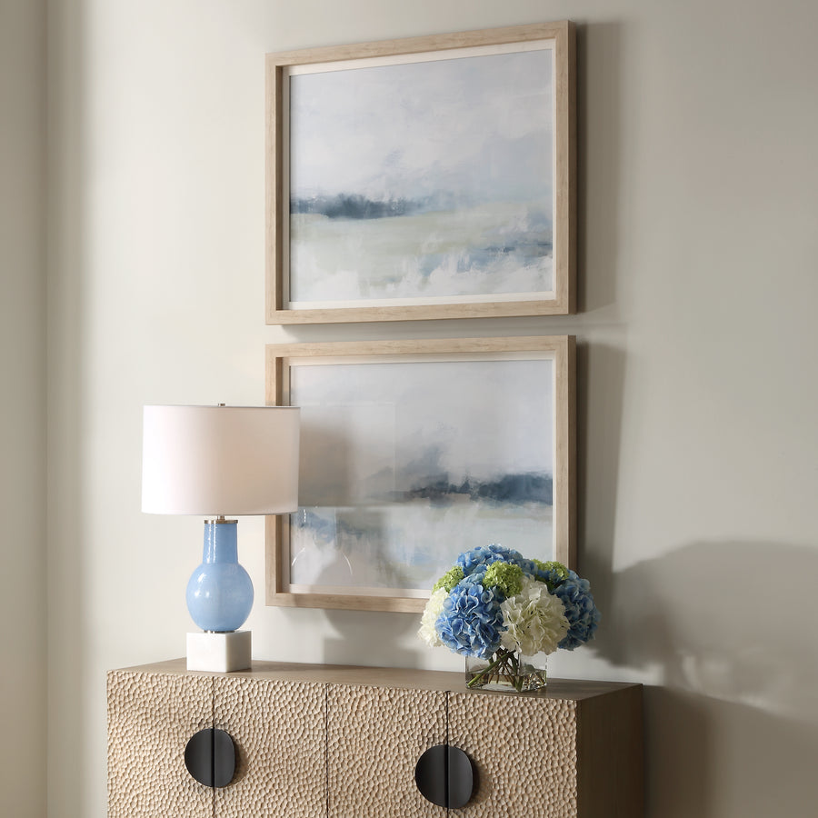 "BREEZY VISTA" GLASS FRAMED PRINTS