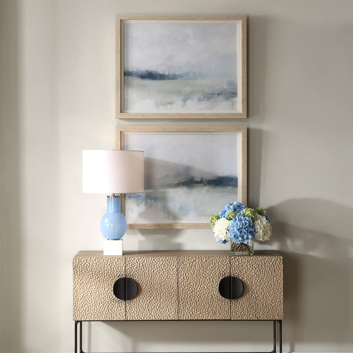 "BREEZY VISTA" GLASS FRAMED PRINTS