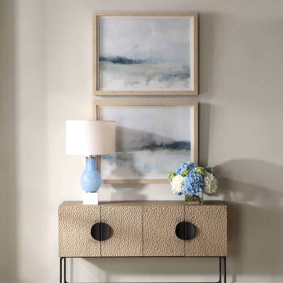"BREEZY VISTA" GLASS FRAMED PRINTS