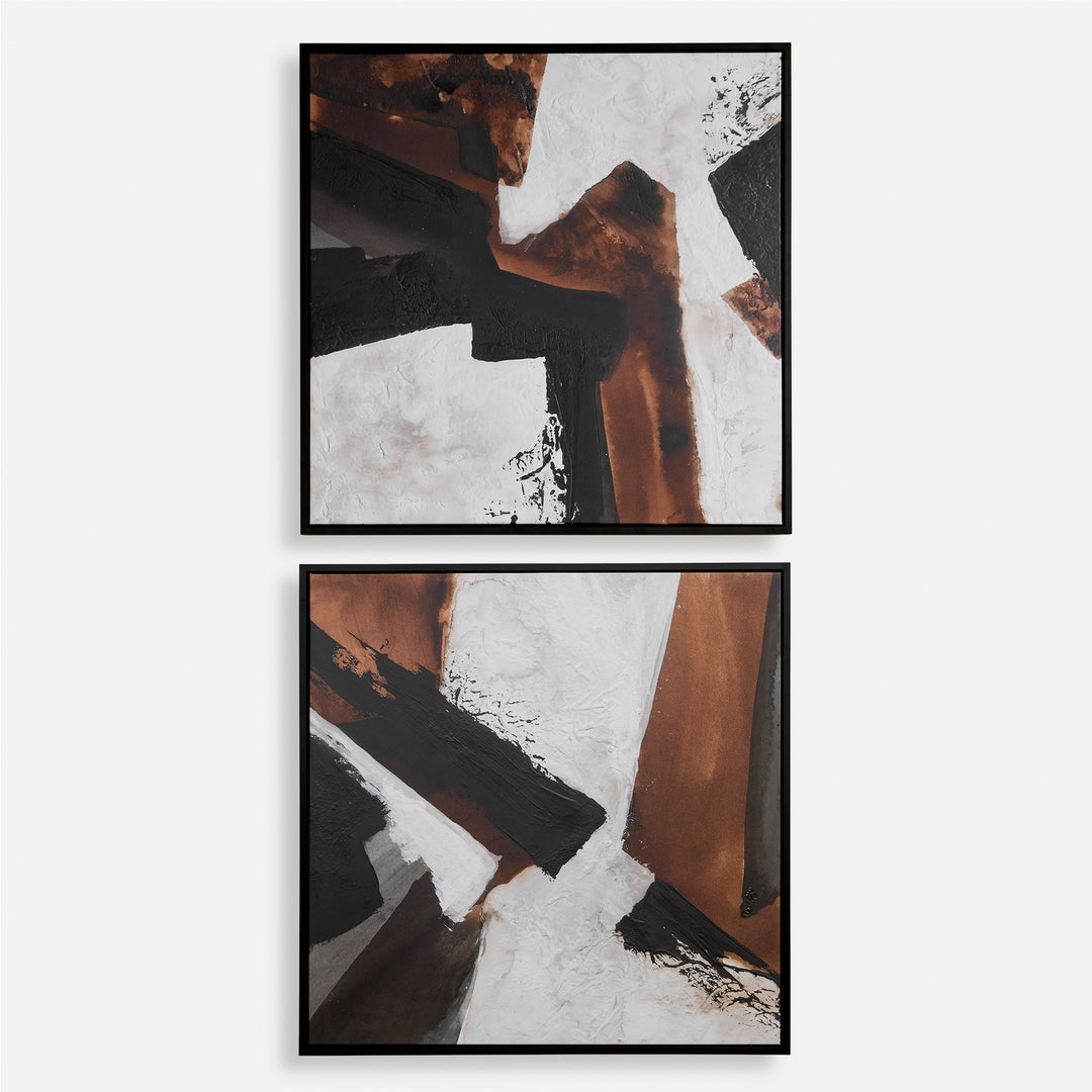 "TACTILE INSPIRATION" FRAMED CANVAS ART | SET OF 2