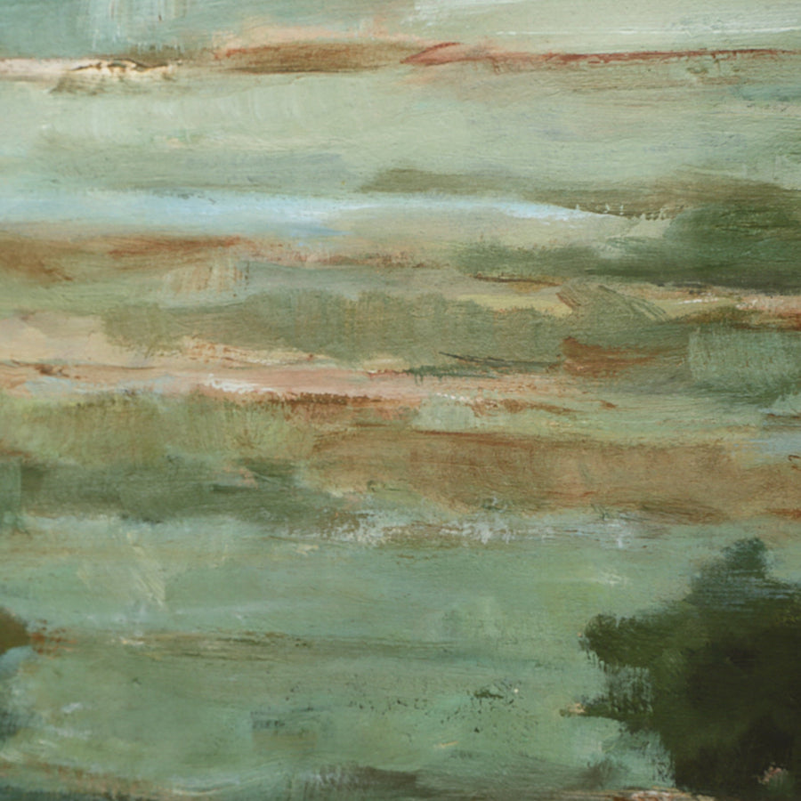 "WARM VALLEY" GLASS FRAMED PRINT SET