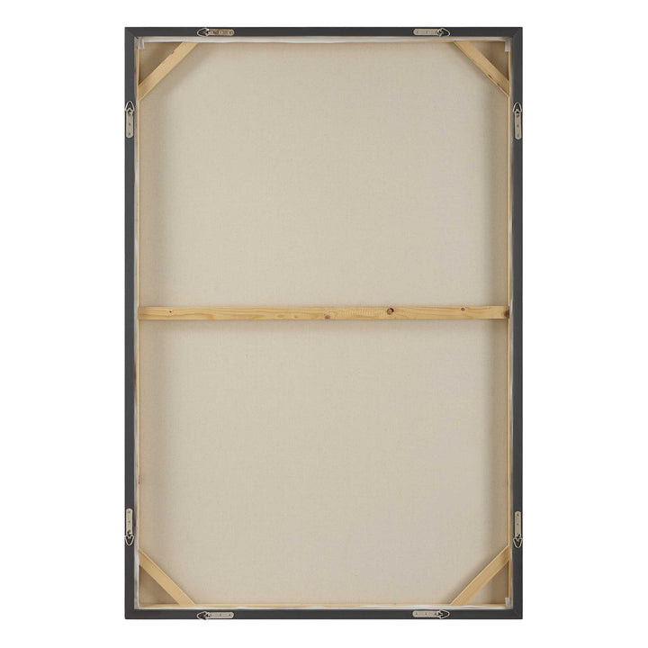 "FOLDING TIME" FRAMED ABSTRACT CANVAS ART