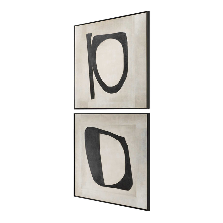 "CHARACTERS" HANDPAINTED CANVAS ART SET