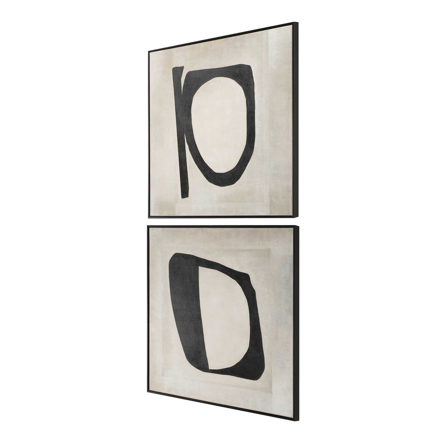 "CHARACTERS" HANDPAINTED CANVAS ART SET