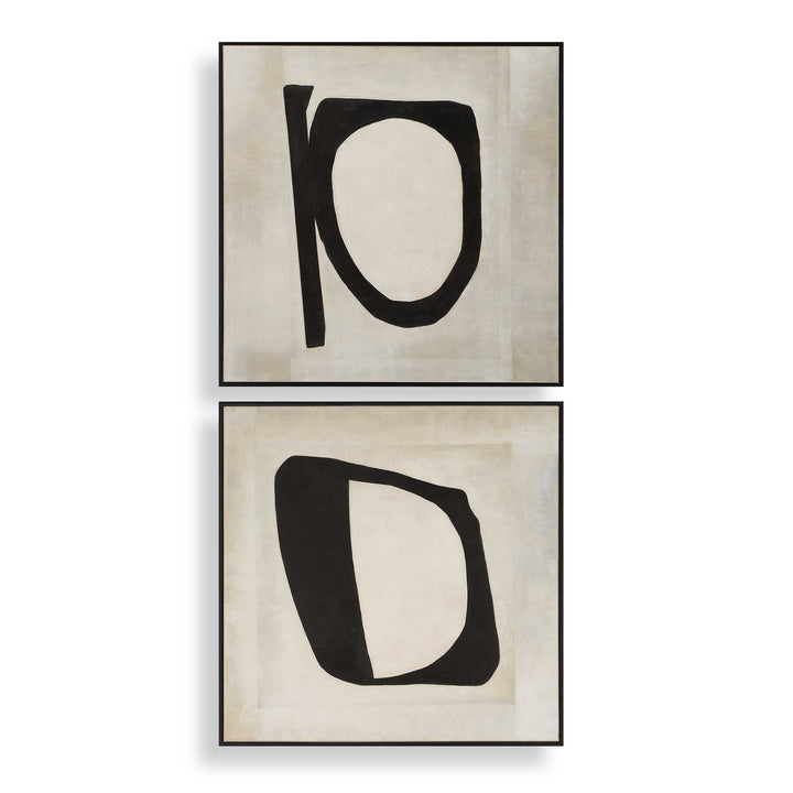 "CHARACTERS" HANDPAINTED CANVAS ART SET