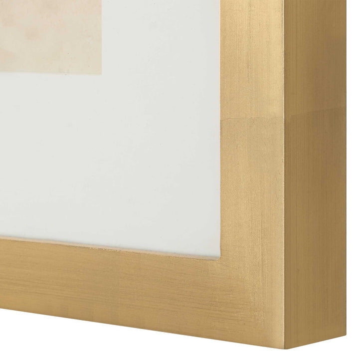 "SO GOLDEN" GLASS FRAMED ART SET