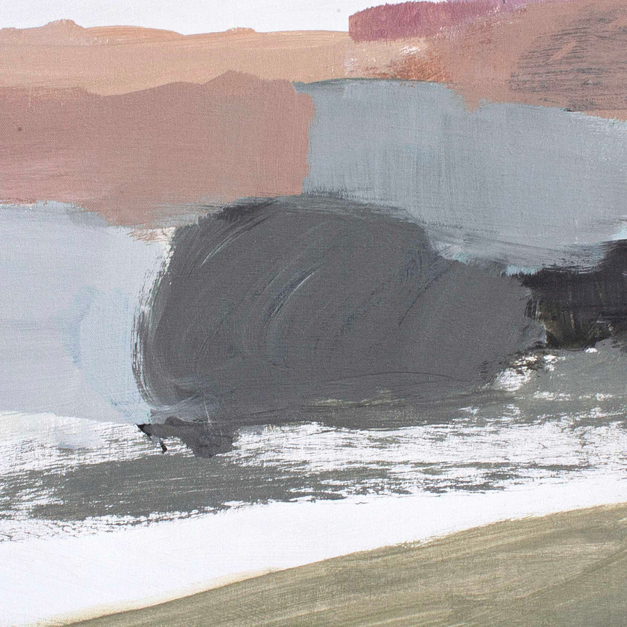 "WESTWARD" FRAMED ABSTRACT LANDSCAPE ART