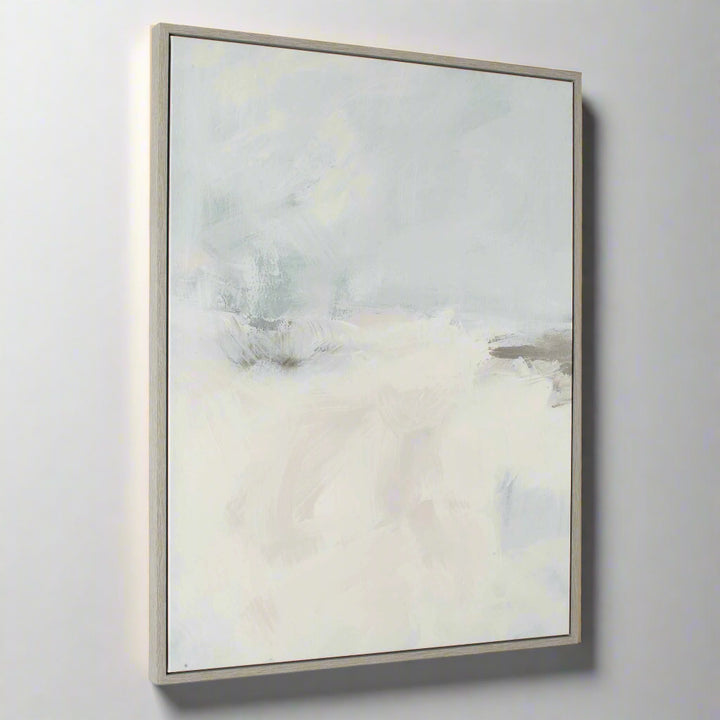 "SIMPLE SERENITY" FRAMED ABSTRACT CANVAS ART