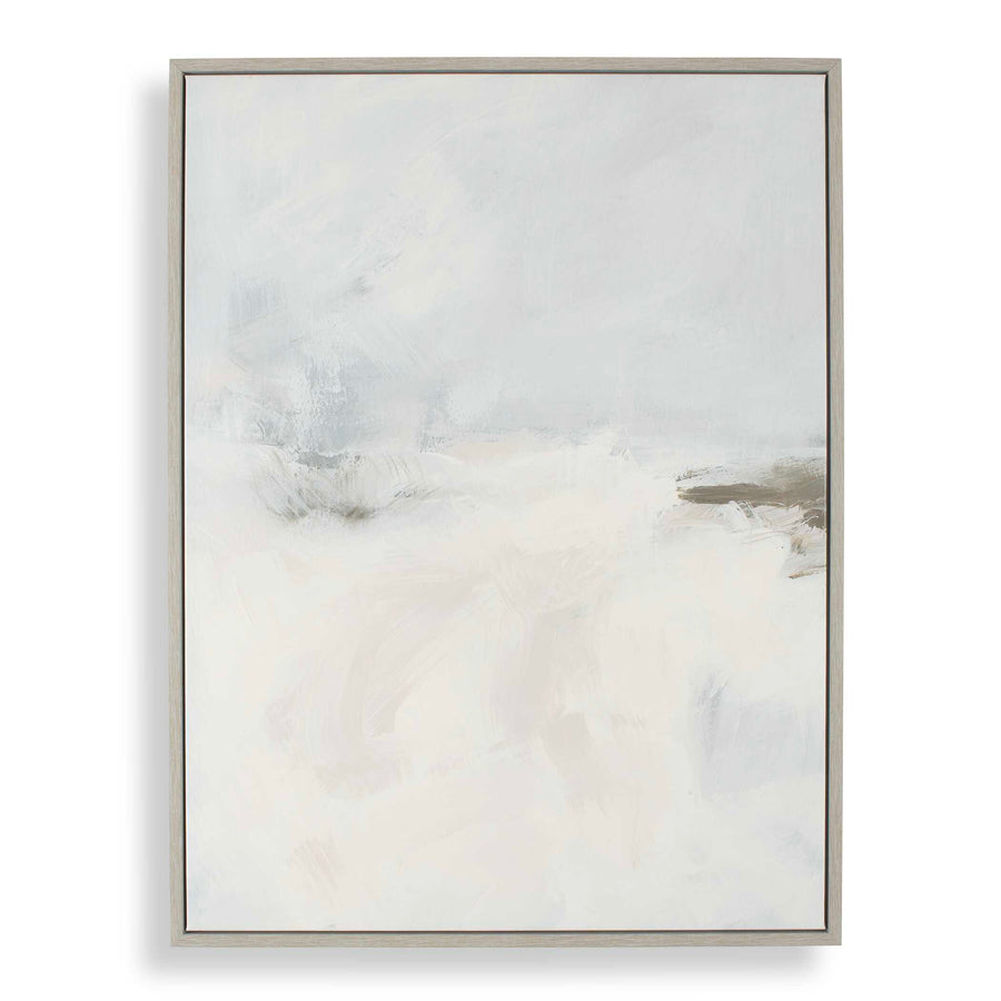 "SIMPLE SERENITY" FRAMED ABSTRACT CANVAS ART