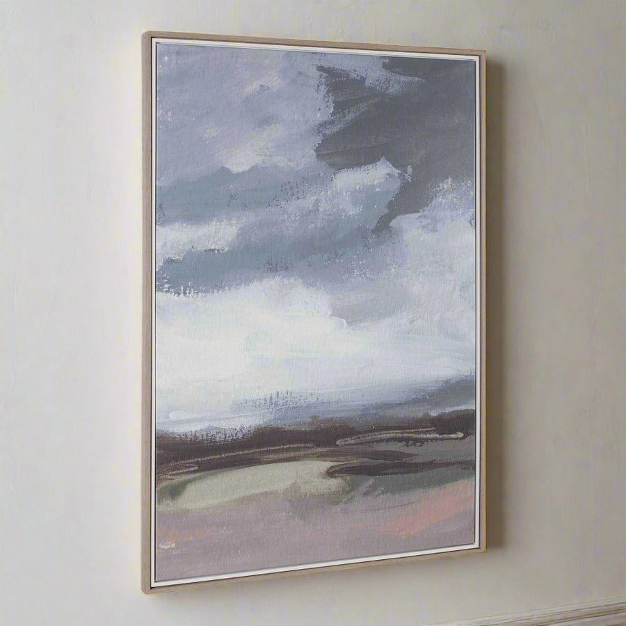 "BRACING" FRAMED LANDSCAPE CANVAS ART