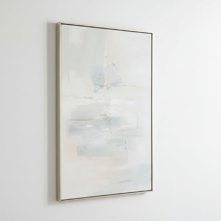 Abstract painting with soft colors