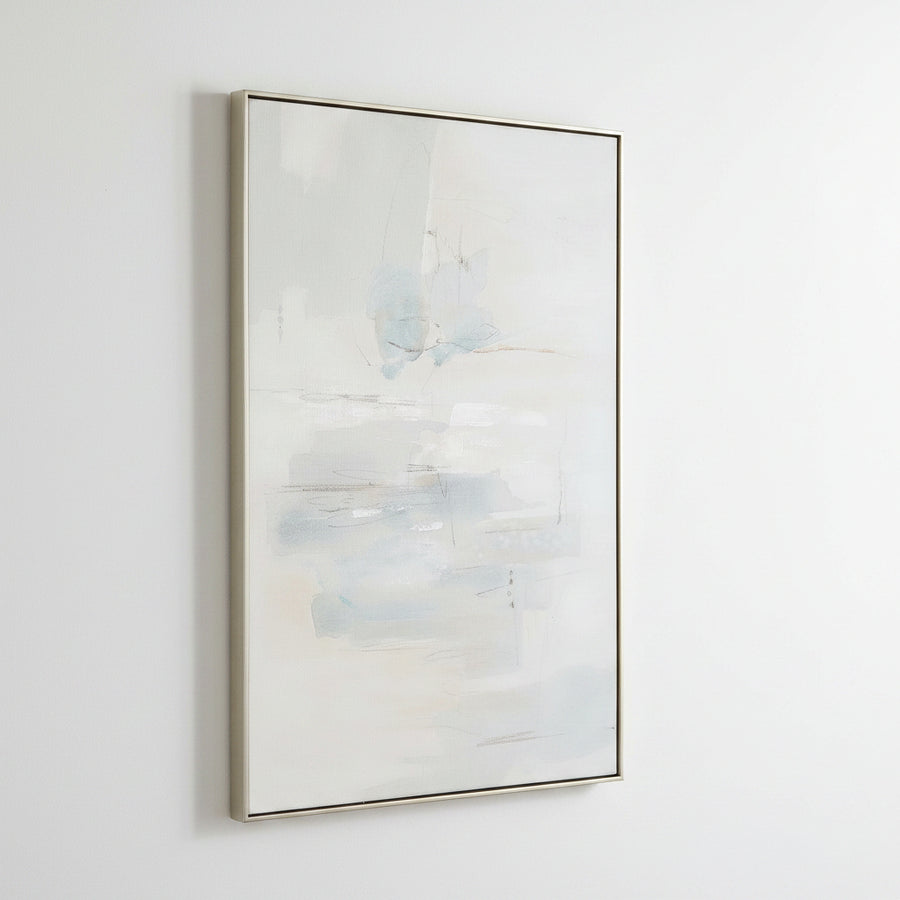 Abstract painting with soft colors