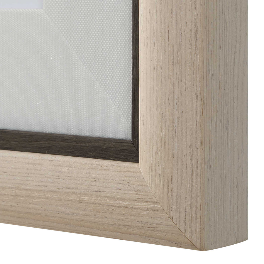 "COHESION" GLASS FRAMED ABSTRACT PRINT