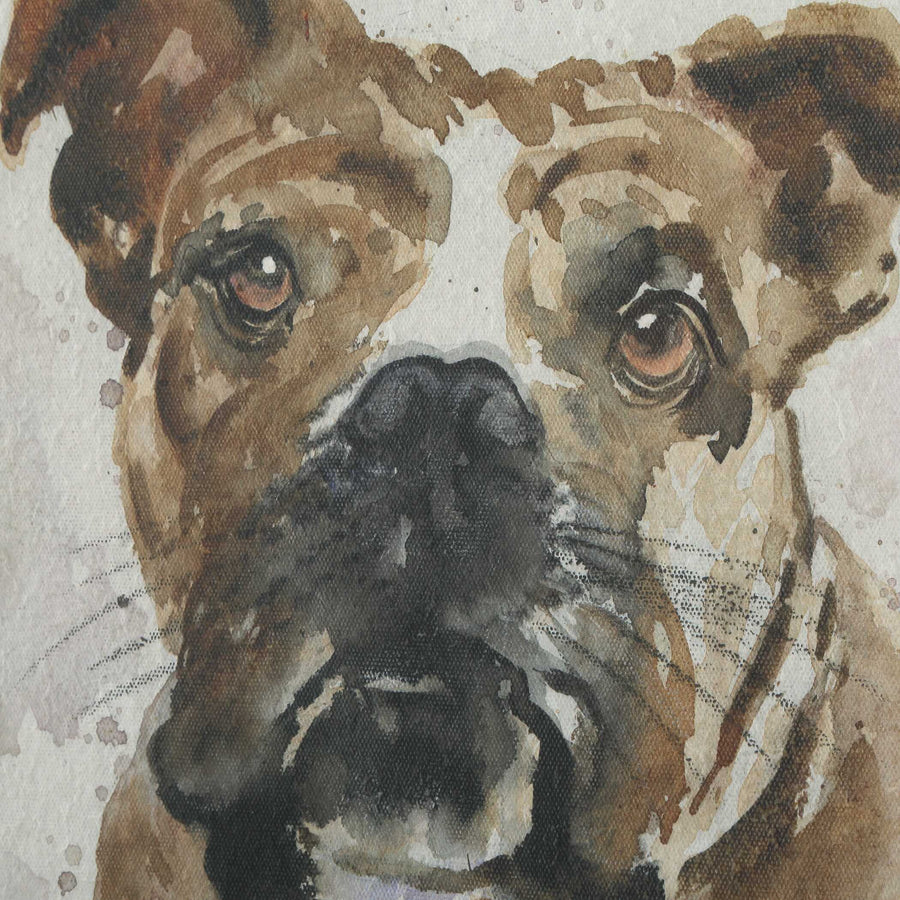 "DOG DAYS" GLASS FRAMED PRINTS | SET OF 4