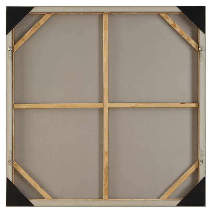 "EMBARK" HAND PAINTED FRAMED ABSTRACT CANVAS ART