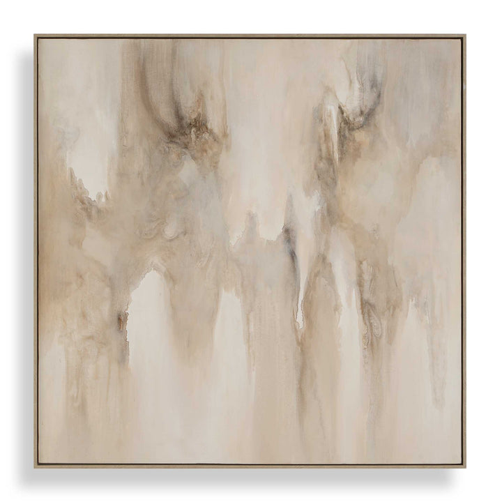 "EMBARK" HAND PAINTED FRAMED ABSTRACT CANVAS ART