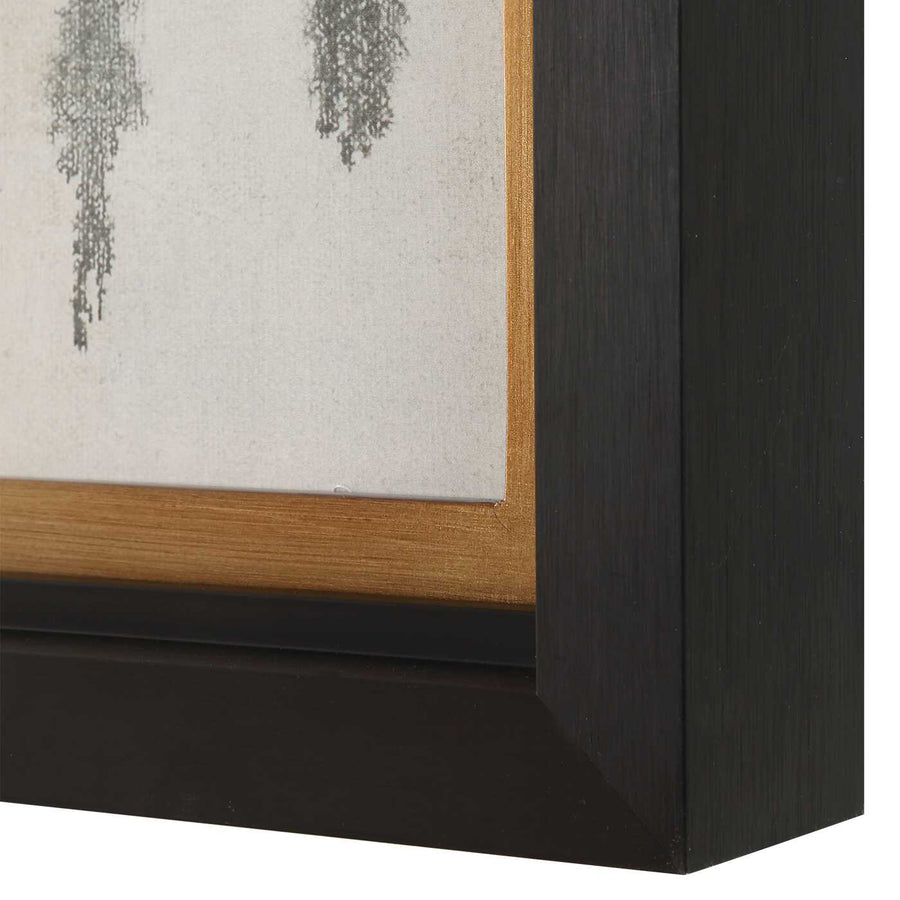 "ANCIENT STORY" FRAMED ABSTRACT PRINT
