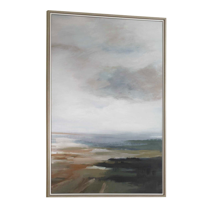 "LOWLANDS" FRAMED CANVAS ART